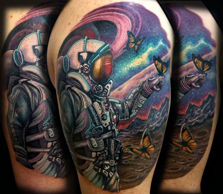 Astronaut Tattoo Design Thumbnail